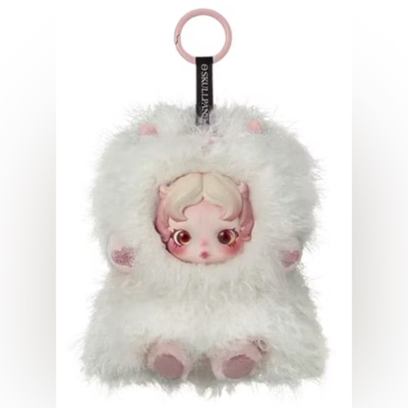 Pop Mart SKULLPANDA You Found Me! Series Ghostie Plush Doll Pendant - Picture 1 of 5